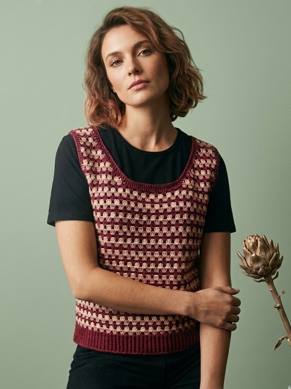 NWT Fuá Ateliê Handmade Artisan Crochet Tank Top